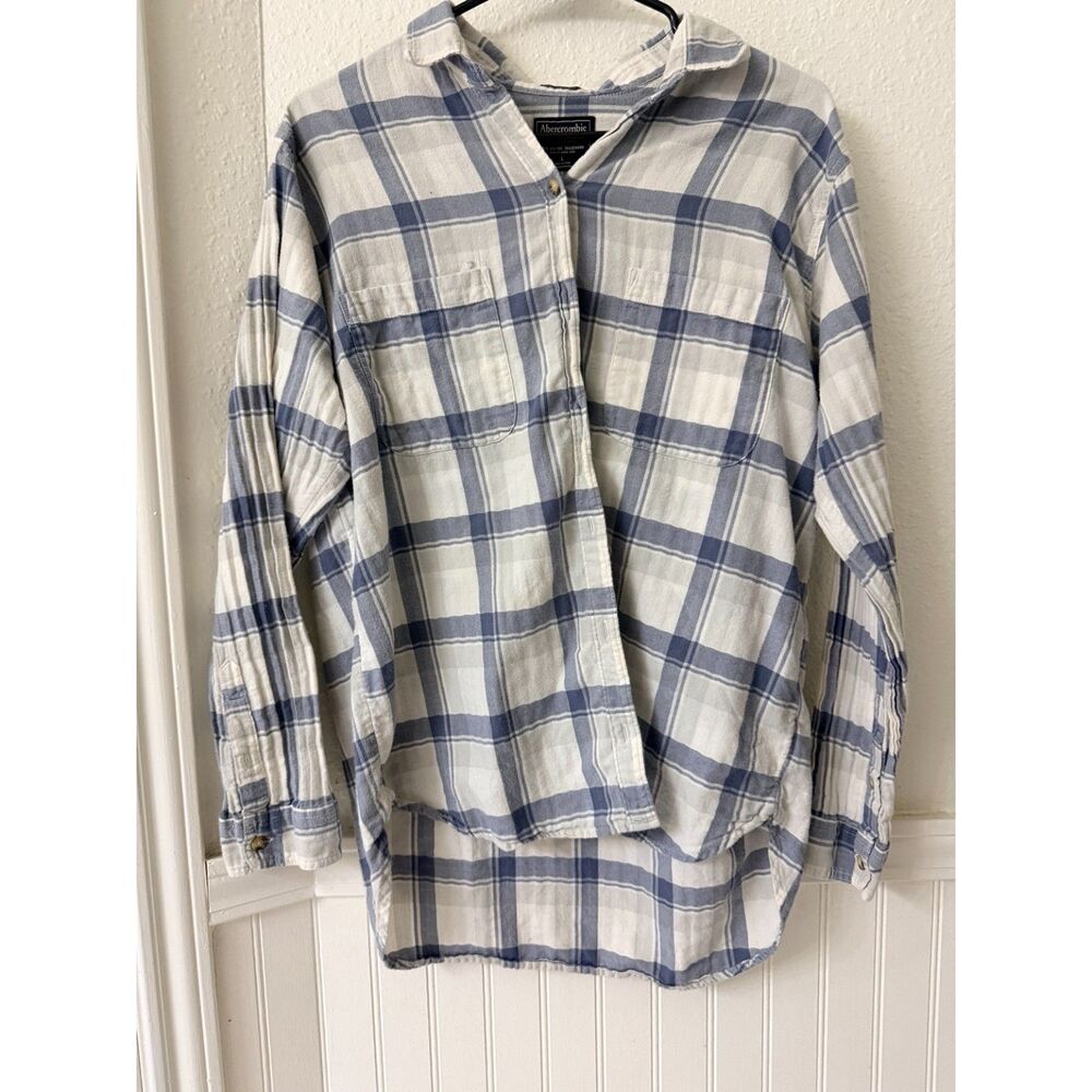 Abercrombie & Fitch Boyfriend Plaid Button Down Shirt